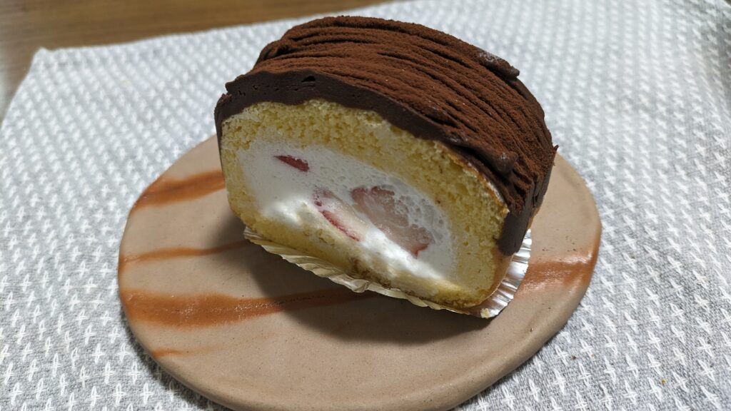 生チョコロールケーキ